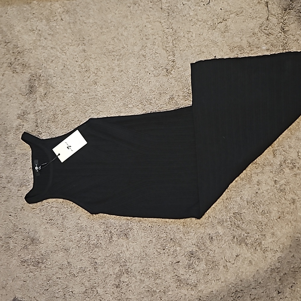 7 for all mankind sweater tank long dress